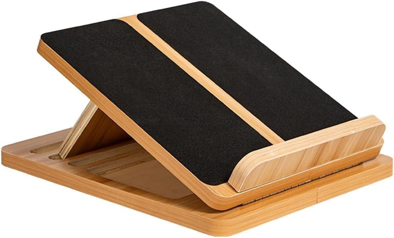 Professional Wooden Slant Board, Adjustable Wooden Incline Wedge Stretcher, Port