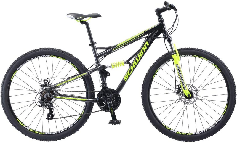 Traxion Mens and Womens Mountain Bike, 29-Inch Wheels, 24-Speed Shifters, Full S