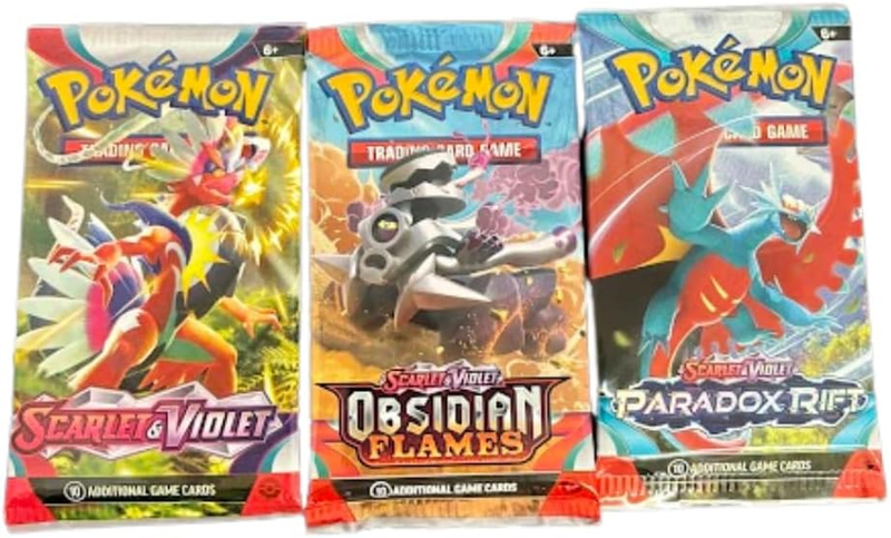 Pokemon Trading Card Game | Random Sealed 3 Booster Pack Lot | 100% Trusted Auth