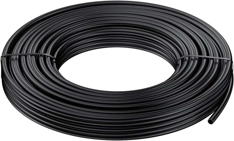 25 Ft Drip Irrigation Tubing for Drip Irrigation System Black Polyethylene