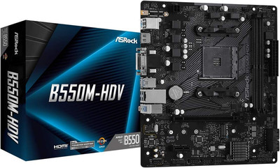 B550M-HDV Supports 3Rd Gen AMD AM4 Ryzen  / Future AMD Ryzen  Processors Motherb
