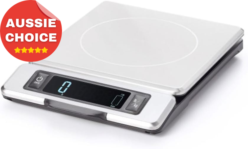 Good Grips 11lb Stainless Steel Food Scale Pull-Out Display Kitchen Tool Upgrade