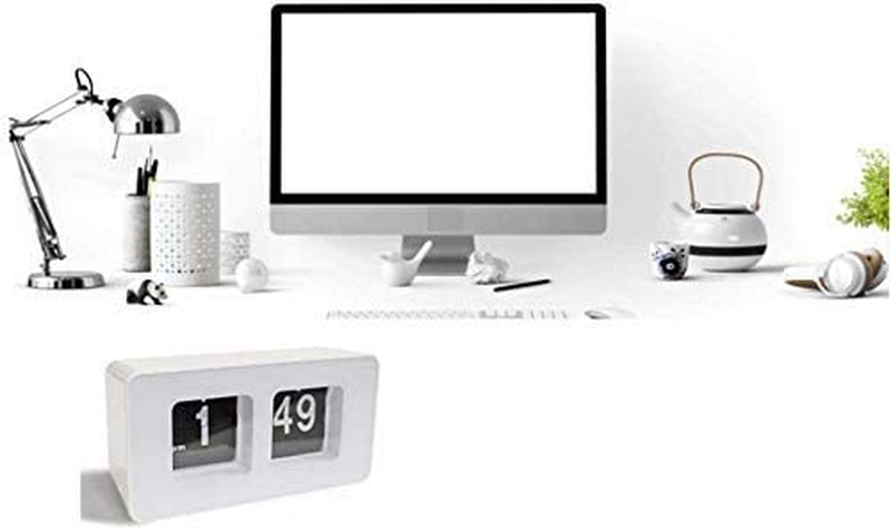 Flip Clock Classic Retro Vintage Clock Digital Flip down Clock Digital Number Al