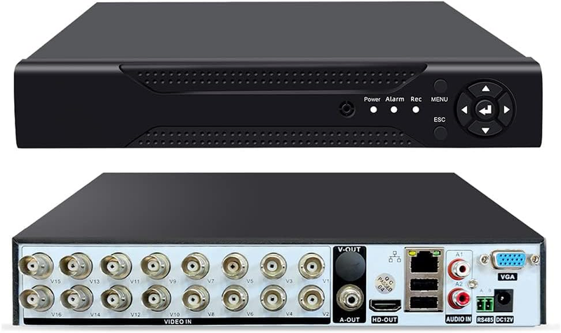 Hybrid 6-in-1 Dvr H.265+ 16ch Security Digital