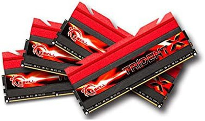16GB DDR3 PC3-19200 2400Mhz Trident X Series CL10 (10-12-12-31) Quad Channel Kit