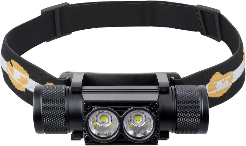 Sofirn Headlamp, 1200 Lumen Rechargeable Head Lamp with Two Bright Leds, Waterpr