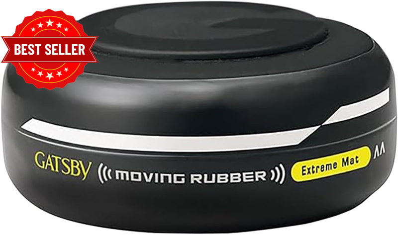 Moving Rubber Extreme Mat Hair Styling Wax - Strong Hold, Matte Finish, 80G/2.8O