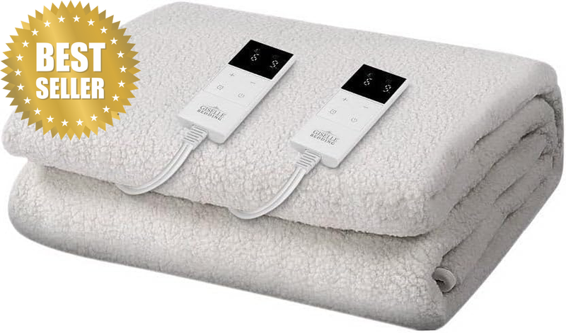 Electric Blanket, Double Heated Blankets Heating Pad Throw Rug Underlay Fleece W