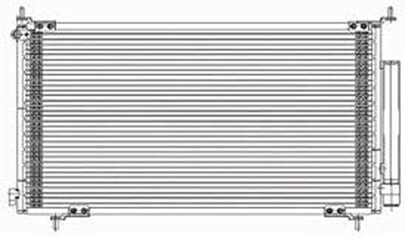 A/C Condenser with Receiver Drier for 2002-2006 Honda CRV 2.4L