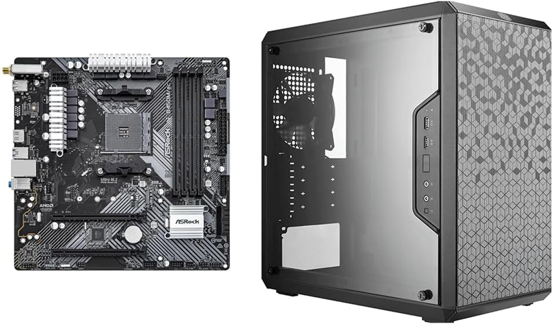 B450M/AC R2.0 AM4 AMD Promontory B450 SATA 6Gb/S Micro ATX AMD