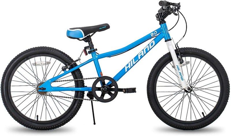 Hiland 20 Inch Kids Mountain Bike for Boys, Girls, Single Speed Kids Bicycles wi