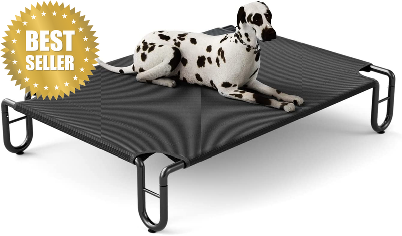 Elevated Dog Bed Raised Dog Bed Large Washable Chew Resistant Cooling Elevated D