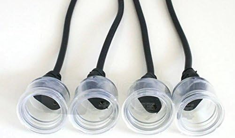 Waterproof T8 Bulb Socket DIY Part Lighting Reef 1 Pair (2 Pcs)