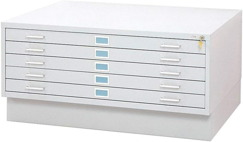 Products 4997WHR Steel Flat File Closed Base for 5-Drawer 4996 and 10 Drawer 498