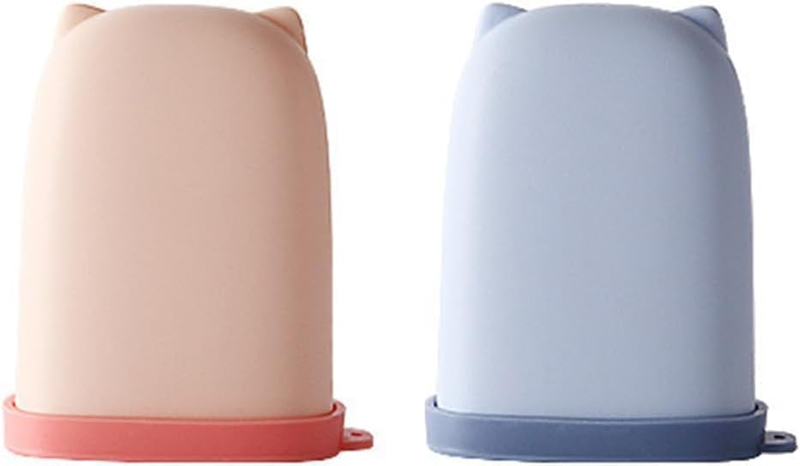 2Pack Cute Travel Soap Case, Leak Proof Portable Soap Container Box Holder with