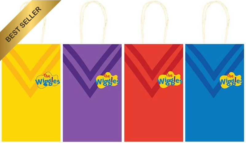 the Wiggles Paper Kraft Gift Bags (Pack of 8)