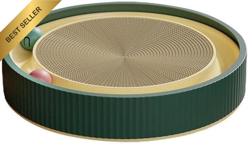 40CM Magic Cat Scratcher Bed Pad Toy Accordion Style Folding Lounge Cardboard, I
