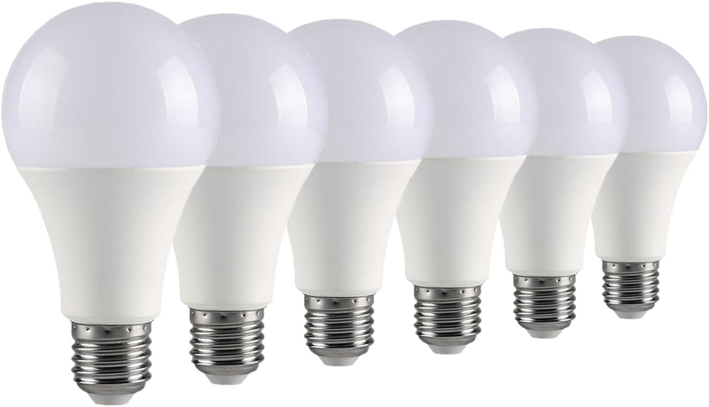 UL Listed 6-Pack 3 Way Bulb 50 100 150W LED Light Bulbs, Daylight 5000K, Three W