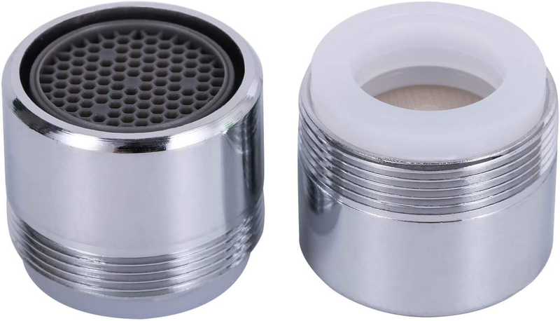 2 Pack 1.5 GPM Sink Faucet Aerator, Male and Female Dual Thread Aerator, Regular