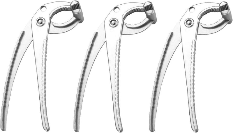 3 Pcs Hot Plate Gripper Clips - Aluminum Bowl Tong and Pizza Pan Gripper for Saf