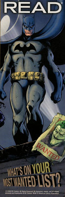 Batman Joker Bookmark BRAND NEW/MINT CONDITION DC Comics Gotham City Justice ALA