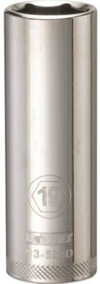 NEW Dewalt DWMT93534OSP 1/2 Drive X 19 MM METRIC  DEEP 6 PT CHROME  Socket 