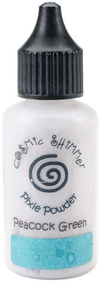 Cosmic Shimmer Pixie Powder 30ml Peacock Green