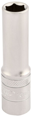 Draper Expert 3/8'' Square Drive 6 Point Metric Deep Socket (10mm) 16579