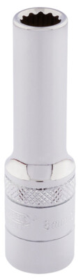 Draper Expert 3/8'' Square Drive Hi-Torq 12 Point Deep Socket (8mm) 32818