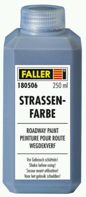 Faller 180506 Straßenfarbe für FALLER Car System, 250 ml