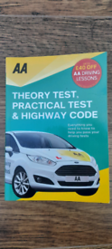 AA Driving theory test & highway code book. 