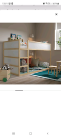 Ikea kura children's cabin mid bed 
