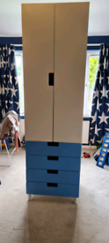 Ikea stuva children's wardrobe with drawers and basket