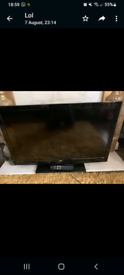 Black television 42" with remote
