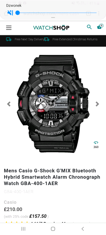 Mens Casio G-Shock G'MIX Bluetooth Hybrid Smartwatch Alarm Chronograph | in Norwich, Norfolk