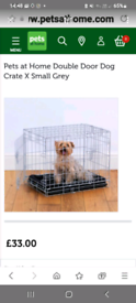 Small dog crate, as new from pets at home.