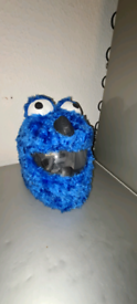 image for cookie monster motorcycle  helmet cover