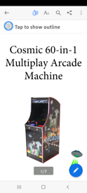Cosmic II 60 game Arcade Machine- The ideal family Xmas gift ...Reduce