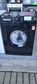 Beko black 8kg washing machine refurbished with warranty ready to go 