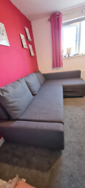 IKEA FRIHETEN corner sofa-bed with storage – Dark Grey (RRP: £650)