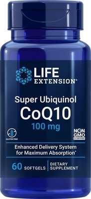 Life Extension Супер Убихинол CoQ10 100 мг 60 мягких таблеток