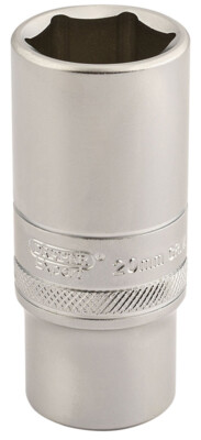 Draper Expert 3/8'' Square Drive 6 Point Metric Deep Socket (20mm) 16587