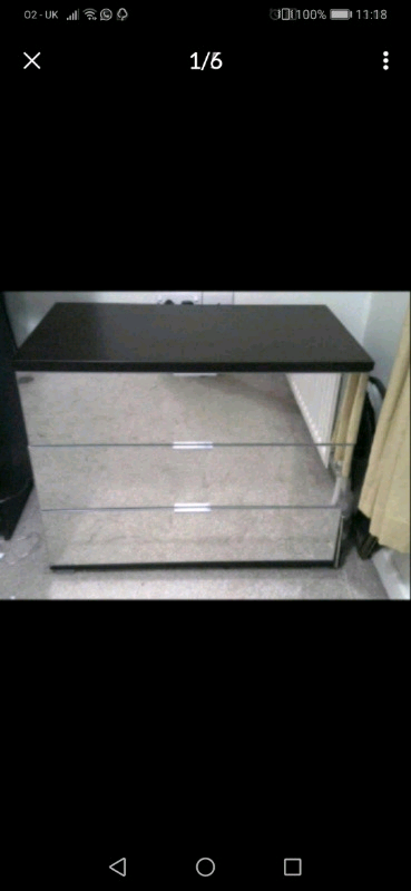 Wenge Mirrored Chest Of Drawers In Lisburn County Antrim Gumtree