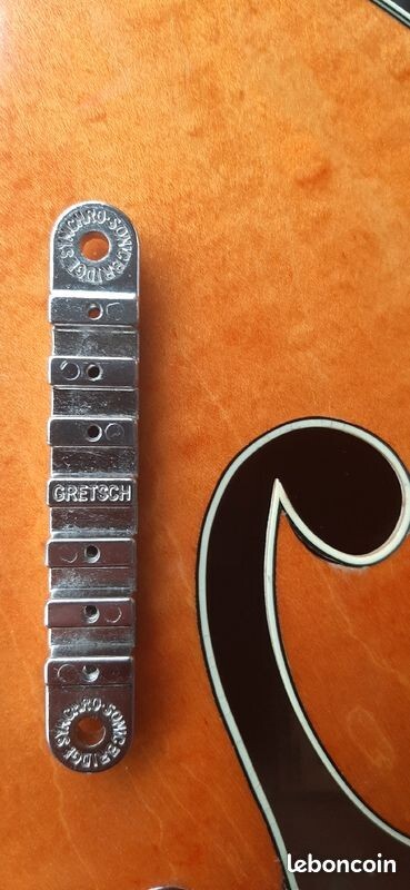 Melita Gretsch Brigde Body - Synchro Sonic For 6193 6192 6120 Duo Jet 6196