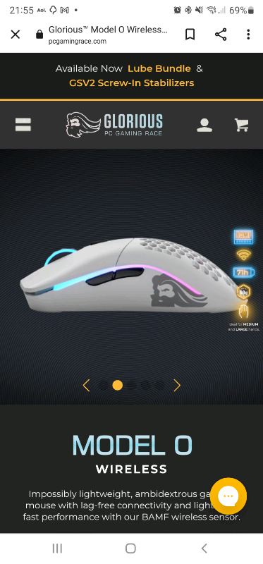 Glorious Wireless O Gaming Mouse And G Floats In Johnstone Renfrewshire Gumtree