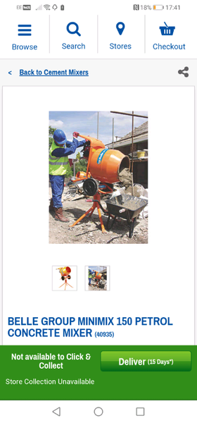 Belle Cement Mixers for sale in UK | View 72 bargains