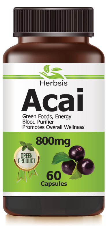 Acai (Assai) Berry, Provides Minerals and Vitamins to Support Well-Being