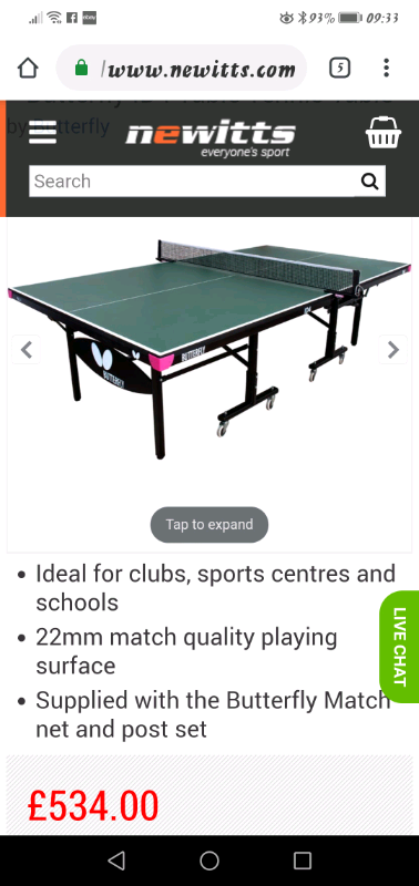 Butterfly Ping Pong Table In Fraserburgh Aberdeenshire Gumtree