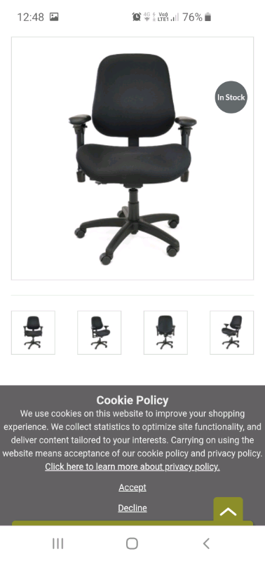 Body Bilt Office Chair In Llanelli Carmarthenshire Gumtree