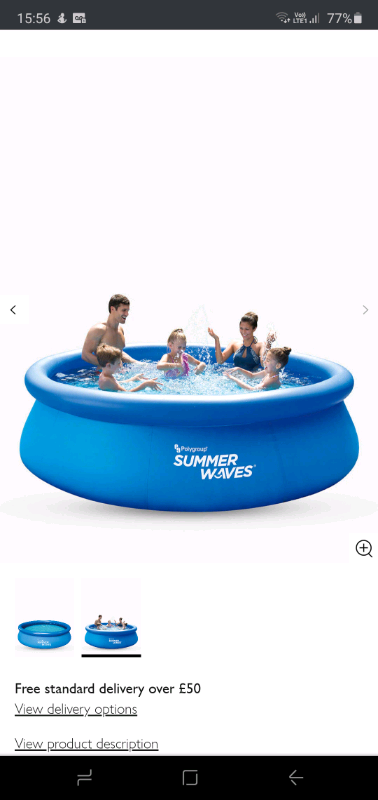 10ft by 10ft pool